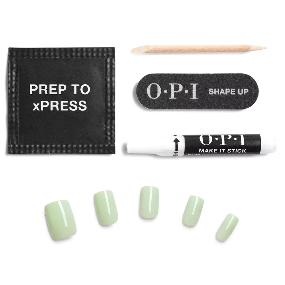 OPI Light Green Press On Nails